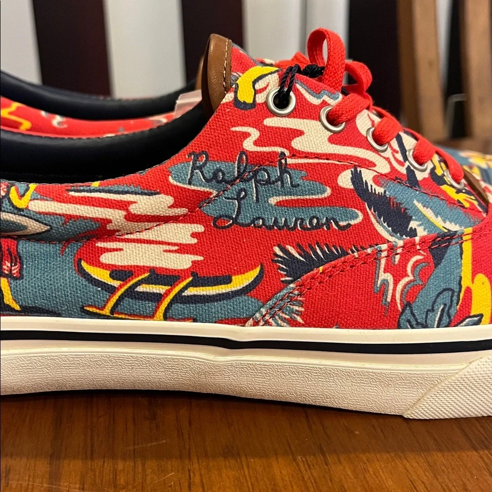 Polo Ralph Lauren Thorton III Shoes Sneakers Aloha Hawaii Surf new Mens Size 12